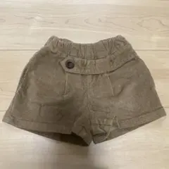コーデュロイ ベージュ ハーフパンツ 90のサムネイル