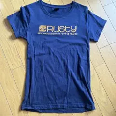 RUSTY 半袖Tシャツ ネイビーのサムネイル