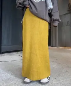CIAOPANIC TYPY リブニットスカート