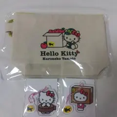 即時発送 黒猫宅急便 ヤマトxハローキティ アクリルキーホルダー 3個 