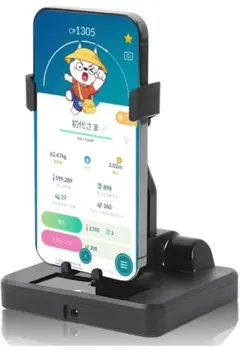 【新品】自動歩数カウントスマホスタンド(セットアップ簡単)