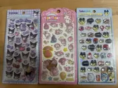 （新品）キャラクターシール3つセット