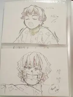 鬼滅　善逸　原画　ポストカード