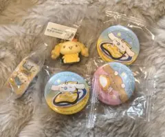 くら寿司　シナモロール 缶バッジ　マスキングテープ　フィギュア 5点セット！