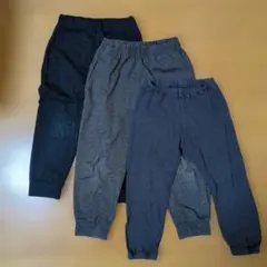 ユニクロ GU ジョガーパンツ・レギンス 3点セット 110cm