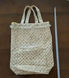 花柄キルティングトートバッグ