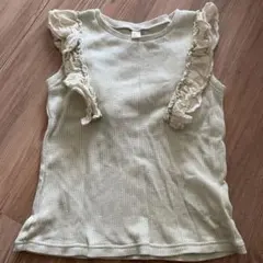après les cours フリル付きノースリーブタンクトップ　130センチ