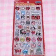 ボンボンドロップシール クーリア 01　和柄シリーズ 浅草観光 日本柄 東京柄