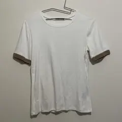 ZARA ホワイト 半袖Tシャツ
