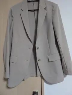 ユニクロ UNIQLO ベージュ 感動ジャケット Ｓ 【首周りに汚れあり】