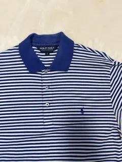 【セール中】POLO 春服 青白 ストライプ ポロシャツ ラルフローレン 夏服