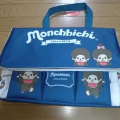 モンチッチ　保冷バッグ　ブルー