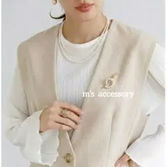 【即日発送‼️】ブローチパールフォーマル入学式卒業式コサージュビジュー入園