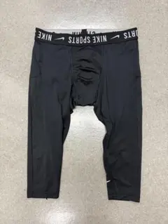 NIKE ナイキ DRI-FIT 3/4タイツ XL タイトフィット ブラックのサムネイル
