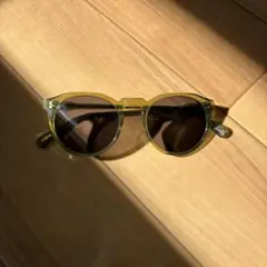 【RAEN】 クリア ラウンド サングラス