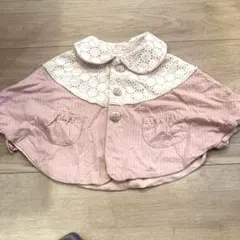 ブランシェス　ベビーポンチョ　ガーリーケープ