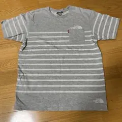 THE NORTH FACE Mサイズ Tシャツ ストライプ