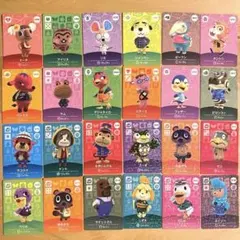 どうぶつの森 amiibo 24枚セット まとめ売り