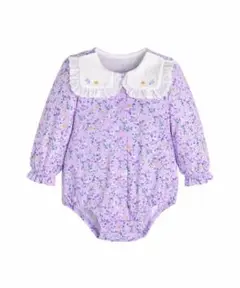 モイモルン　花柄　ロンパース 70