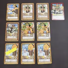 絶版】初期ワンピース カードダス ハイパーバトル ジョニー ヨサク 7枚