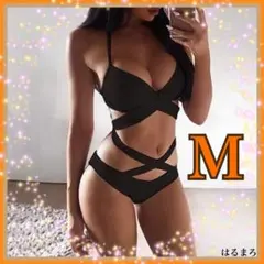 水着 レディース M セクシー ビキニ ブラック セパレート 高品質 刺激的