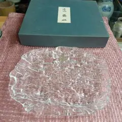 HOYA ガラスのお皿　盛皿のサムネイル