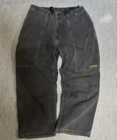 ブラックデニム ワイド デニム