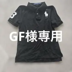 ポロラルフローレン ビッグポニー ポロシャツ ブラック L 鹿の子