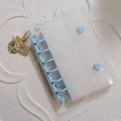 A7シール帳　トレカ　デコ手帳　クリアバインダー リフィル　ファイル