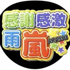 嵐 ARASHI うちわ文字 ファンサうちわ 推し活 コンサート