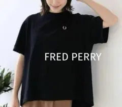 FRED PERRY x Ray BEAMS /別注オーバーTシャツUK10 黒のサムネイル