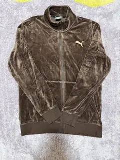 PUMA ベロア ジャージ ブラウン