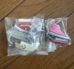 コンバース めじるしアクセサリー ピンク レッド ホワイト ゴールド 3点セット