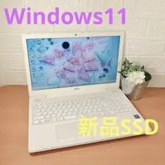 Windows11✨新品SSDで快適☘️カメラ付すぐ使えるノートパソコン