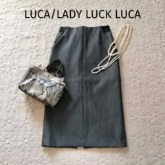 美品LUCA/LADY LUCK LUCA ルカ ペンシルタイトスカート36のサムネイル