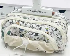 スヌーピー柄 小型筆箱 収納ポケット付きのサムネイル