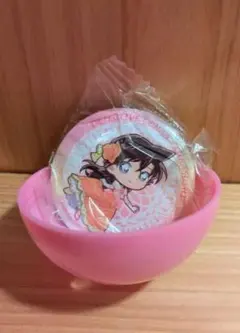 【未開封】毛利蘭缶バッチ 名探偵コナンハイウェイの堕天使 くら寿司ビッくらポン