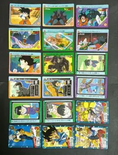 ドラゴンボール　カードダス　アマダＰＰカード　まとめ売り　１８枚