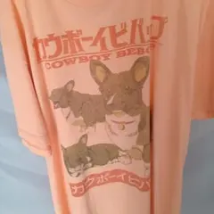 希少 00s USA公式 カウボーイビバップ アイン 犬 キャラ Tシャツ 