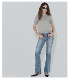 cocaサマーニットトップス レディース S グレー