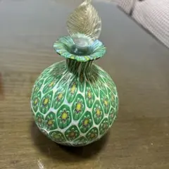 未使用 アンフォラ型 ミルフィオリ 花瓶 金彩 ヴェネチアンガラス