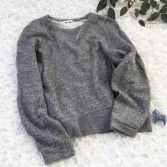 KOE コエ スウェット トレーナー 杢グレー シンプル カジュアル M