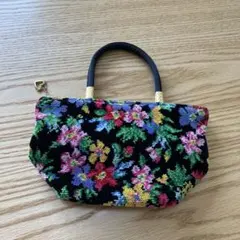 フェイラー風 花柄 ハンドバッグ