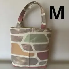 帯リメイク　パステルレンガ　M トートバック