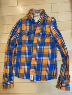 Abercrombie & Fitch マッスルフィットネルシャツ M