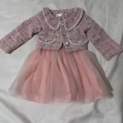 ange coco ピンク ドレスセット 80 フォーマル　女の子