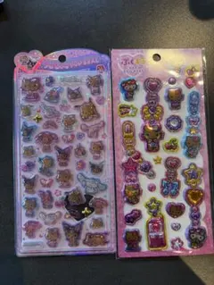 【正規品】うるちゅるポップシール＆ぷくキラチャームステッカーズ 日焼けキティ