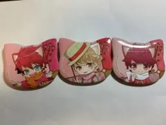 A3! ナンジャタウン 猫型缶バッジ  茅ヶ崎至 七尾太一 佐久間咲也