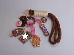 じゃらじゃらキーホルダー　【6】　チョコ