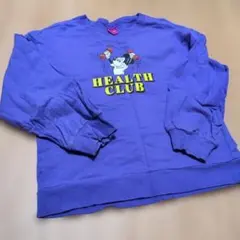 ミッキーマウス HEALTH CLUB トレーナー 紫のサムネイル